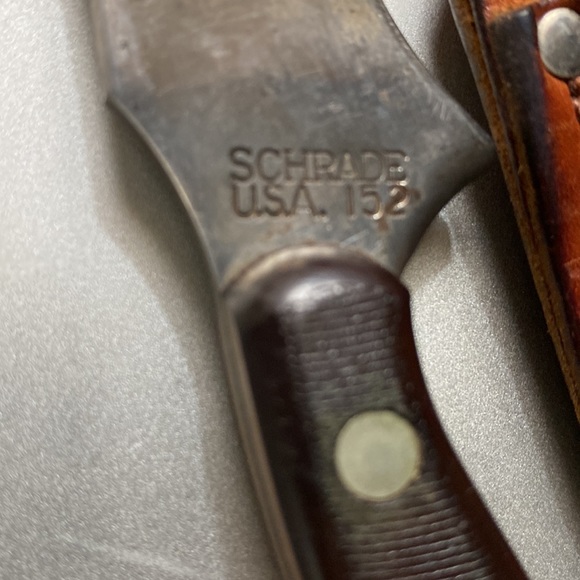 Vintage Old Timer 1970’s Fixed Blade Full Tang Knife with Leather Sheath - Picture 4 of 4